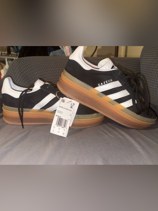 adidas Shoes - adidas gazelles triple sole black -8W